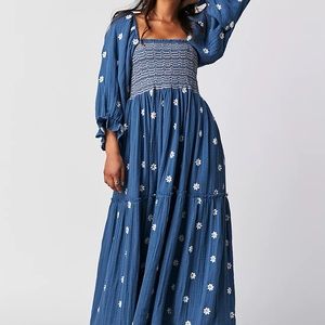 Brand new (tags on) Free People XL Dahlia Embroidered Maxi Dress